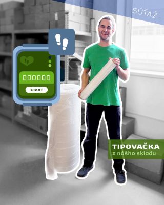 📦🚶‍♂️ Tipovačka so skladníkom Jirkom! 8.10.2025 náš Jirko celý deň behal po sklade. Koľko krokov si myslíte, že nachodil?...