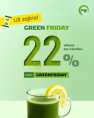 💚 GREEN FRIDAY štartuje už zajtra. Len jeden deň získate 22 % zľavu na celý náš sortiment. Použite kód: GREENFRIDAY Zľava...