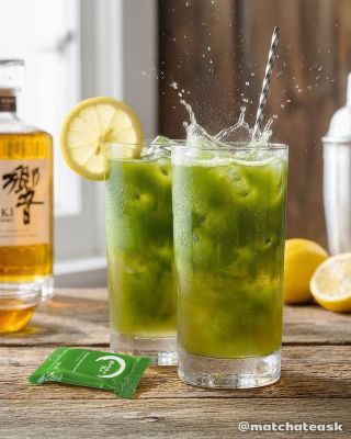 🌿 Spojenie jemnej japonskej matchy a kvalitnej japonskej whisky možno znie netradične, no výsledok je prekvapivo vyvážený...